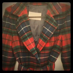 Vintage Pendleton wool wrap coat